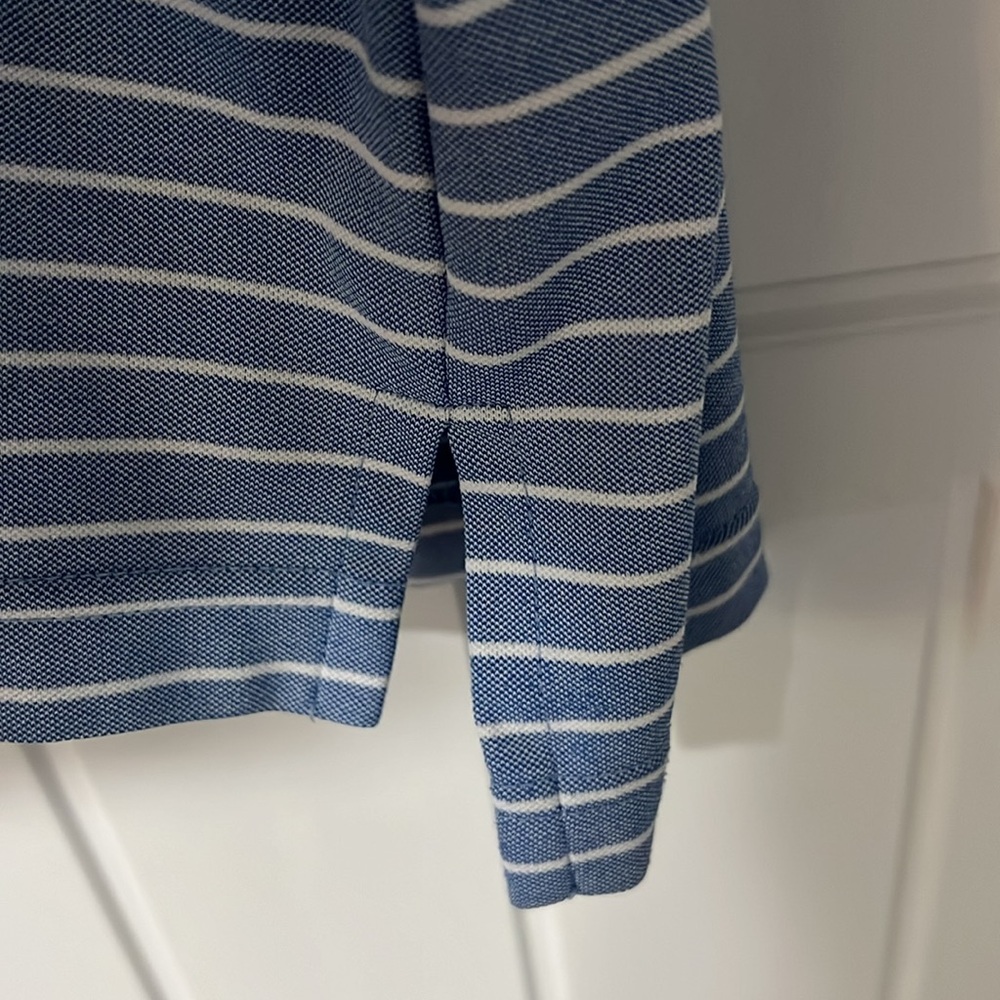 Johnnie O Blue Strip Men's Polo Size M - Picture 3 of 5